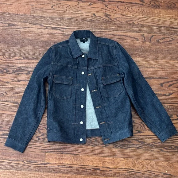 A.P.C. Indigo Denim Shirt Jacket - Picture 1 of 1